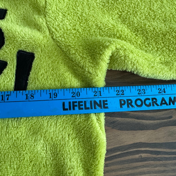 Adult Dr. Seuss Grinch Hooded Pajama Set Always Naughty Green Black Size M - Picture 7 of 9